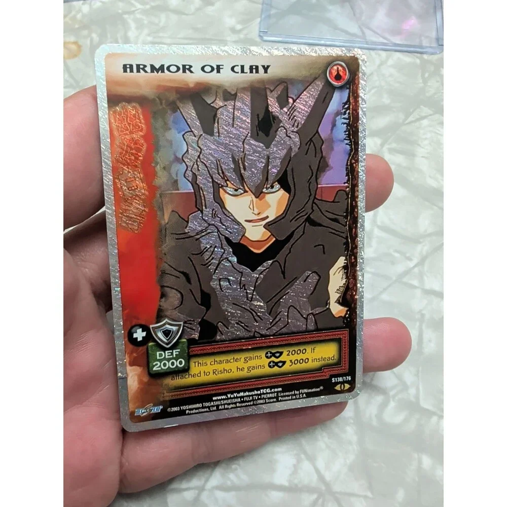 Armor of Clay - Spirit Rare S138/176 Foil Holo Yu Yu Hakusho TCG Card